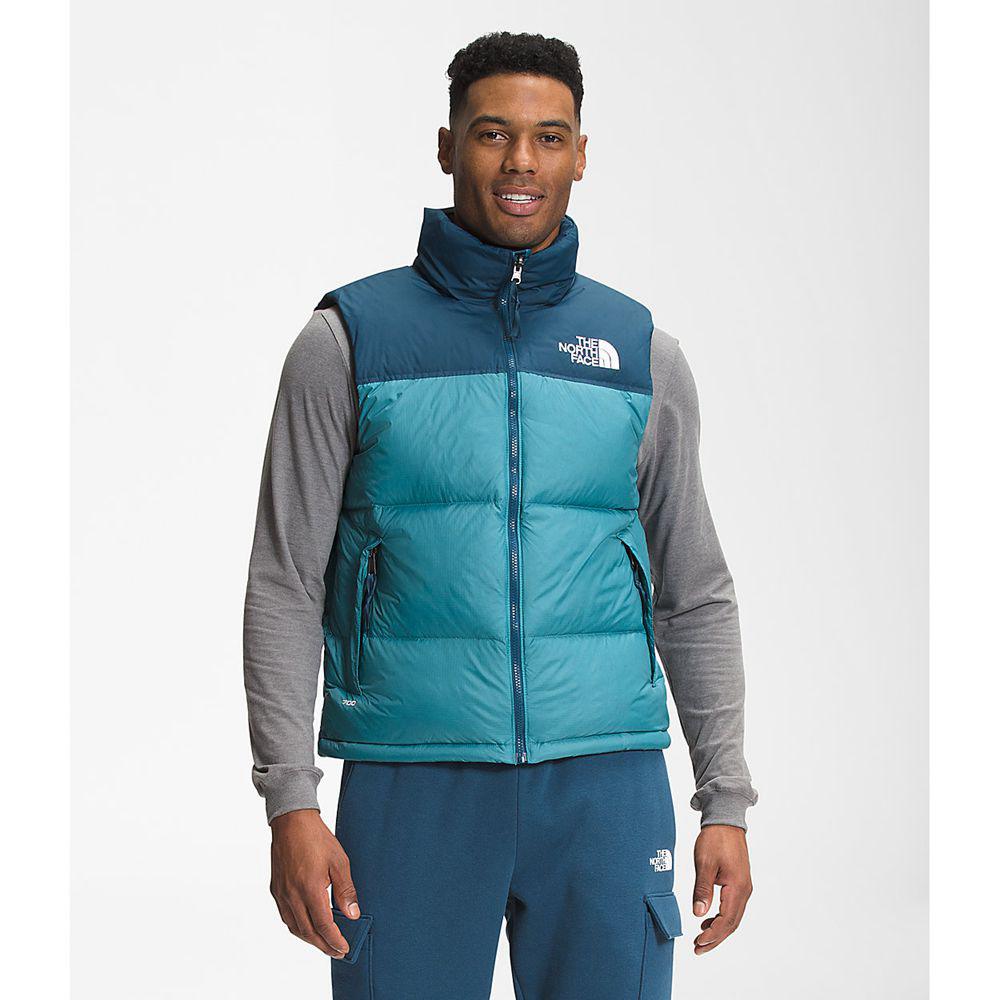 The North Face 1996 Retro Ανδρικα Μπουφάν Nuptse - Μπλε (NEDG87240)
